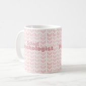 Chevron Waterverf School Psycholoog Mok (Voorkant links)