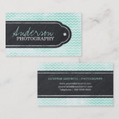 Chevron Waterverf Visitekaartje (Voorkant / Achterkant)