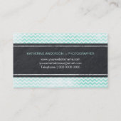 Chevron Waterverf Visitekaartje (Achterkant)