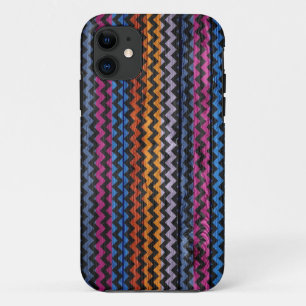 Chevron Wood Abstract iPhone 11 Hoesje