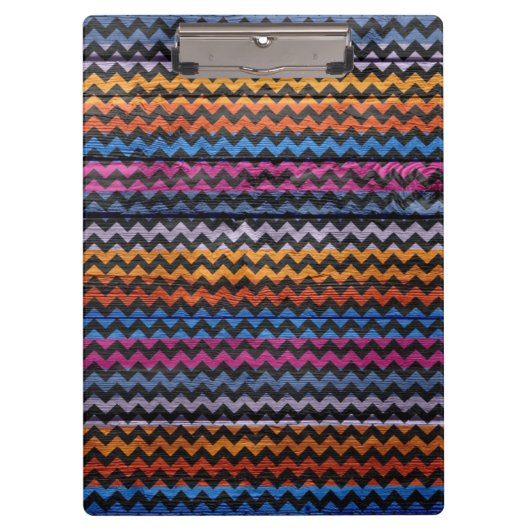  Chevron Wood Abstract Klembord (Voorkant)
