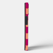 Chevron Zigzag Custom Monogram 3 Case-Mate iPhone Case (Achterkant / Rechts)