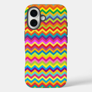 Chevron zigzag motif iPhone 6 coque multicolore