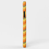 Chevron zigzag motif orange jaune coque iphone (Dos/Droite)
