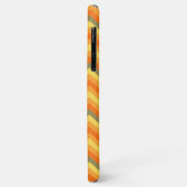 Chevron zigzag motif orange jaune coque iphone (Dos/Gauche)