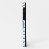 Chevron ZigZag patroon in Mint Green Case-Mate iPhone Case (Achterkant/links)