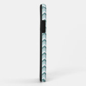 Chevron ZigZag Patroon in Mint Groen - Gepersonali Case-Mate iPhone Case (Achterkant/rechts)