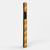 Chevron zigzag patroon oranje geel Case-Mate iPhone case (Achterkant/rechts)