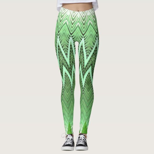 Chevron zigzag "Ratti_Creative_Arts" Legging (Voorkant)