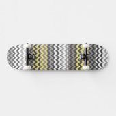 Chevron Zigzag Stripe Pattern Skateboard (Horizontaal)