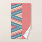 Chevron Zigzag Stripes Motif sans couture (Serviette à main)