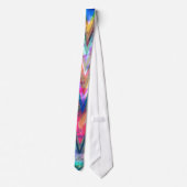 chevron zigzag teinte cravate parties scintillant  (Dos)