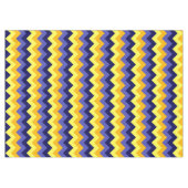 Chevrons d'or bleu jaune Moyen Nappe (Devant (Horizontal))