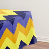 Chevrons d'or bleu jaune Moyen Nappe (In Situ)