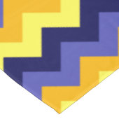 Chevrons d'or jaune bleu Petite nappe (Angle)