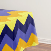 Chevrons d'or jaune bleu Petite nappe (In Situ)