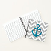 Chevrons en Anchor Notitieboek (Binnen)