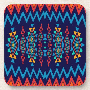 Chevrons en rhombus abstract ontwerp drankjes onderzetter