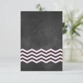 Chevrons op Chalk RSVP (Staand voorkant)