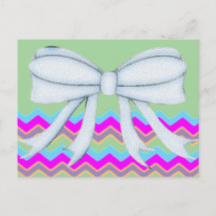 Chevrons Patroon Douche Feestje Kantoor Bestemming Briefkaart