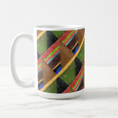 "Chevrons" Tiled Abstract Design Mug (Gauche)