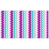 Chevrons Turquoises violets Grandes nappes (Devant (Horizontal))
