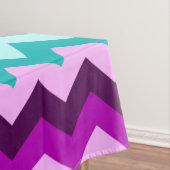 Chevrons Turquoises violets Grandes nappes (In Situ)