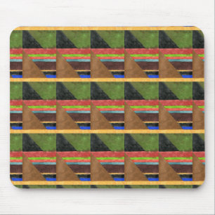 "Chevrons" Verbonden Afbeelding Abstract design mo Muismat