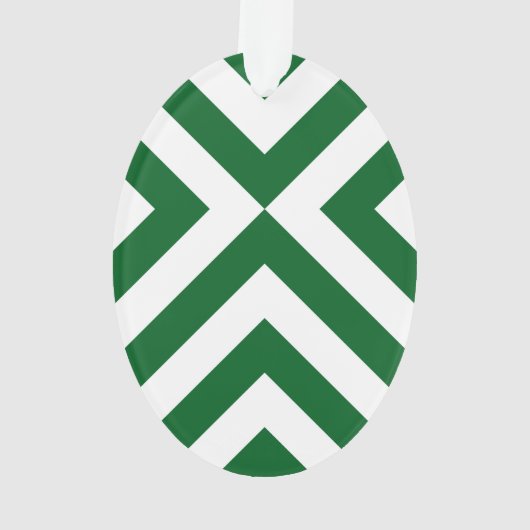 Chevrons verts et blancs (dos)