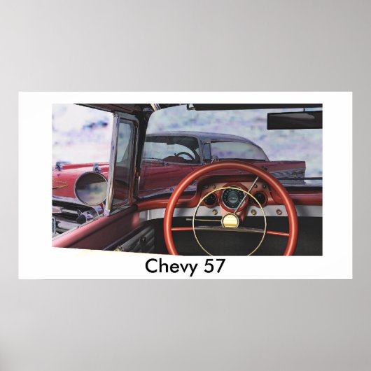 Chevy57 Poster (Voorkant)