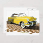 Chevy 1953 briefkaart (Voorkant / Achterkant)