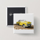 Chevy 1953 vierkante button 5,1 cm (Voorkant /achterkant)