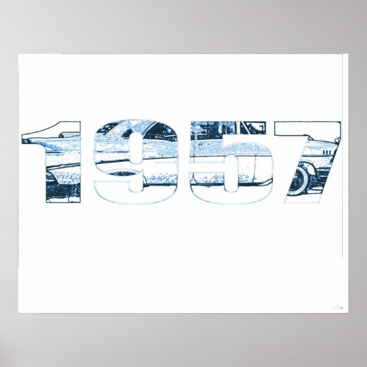 Chevy 1957 poster (Voorkant)
