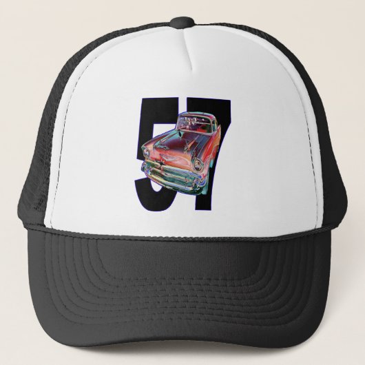 Chevy 1957 trucker pet (Voorkant)