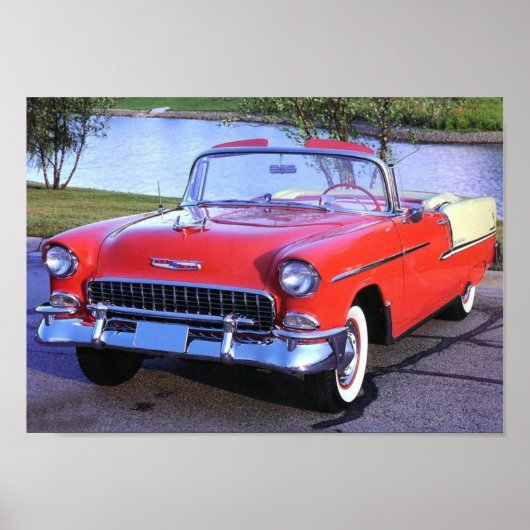 Chevy Bel-Air 1955 Poster (Voorkant)