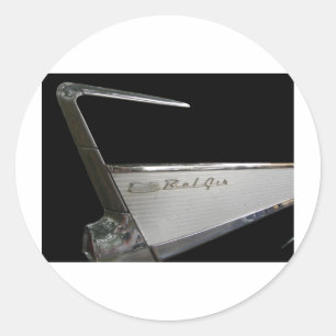 Chevy Bel Air 1957 Ronde Sticker