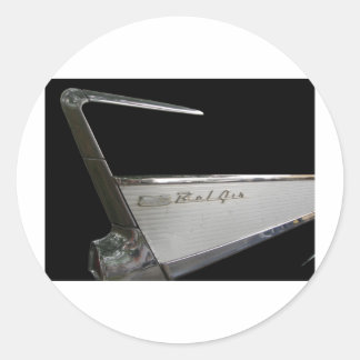 Chevy Bel Air 1957 Ronde Sticker