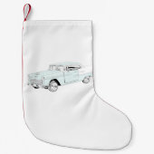 Chevy Bel Air Drawing 1955 Kleine Kerstsok (Voorkant)