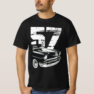 Chevy Bel Air Front Side Uitzicht Silhouette T-shirt