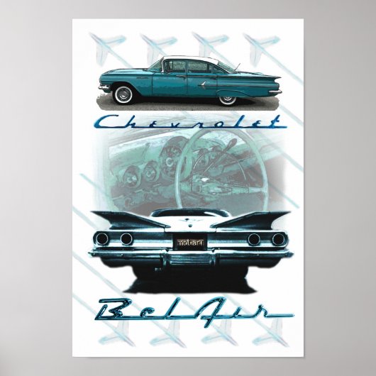 Chevy Bel Air poster (Voorkant)