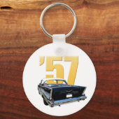 Chevy Bel Aire Uitzicht achterzijde 1957 Sleutelhanger (Voorkant)