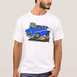Chevy Belair Blue Car 1956 T-shirt