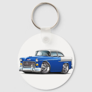 Chevy Belair Blue-White 1955 Sleutelhanger