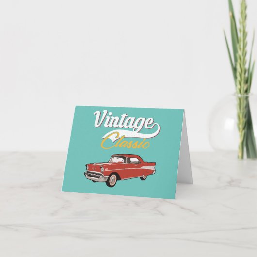 Chevy Belair Feestdagen Kaart (Voorkant)