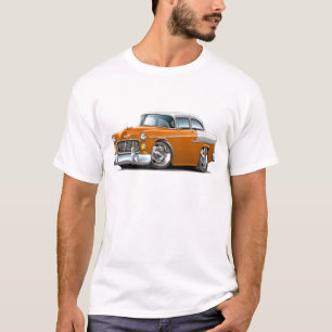 Chevy Belair, Oranje-witte auto uit 1955 T-shirt