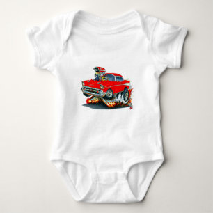 Chevy Belair Red Car 1957 Romper