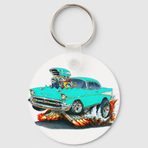 Chevy Belair Turquoise Car 1957 Sleutelhanger