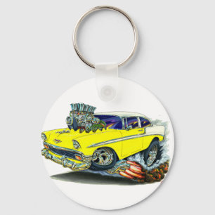 Chevy Belair Yellow Car 1956 Sleutelhanger