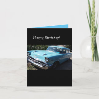 Chevy Birthday Kaart 1957