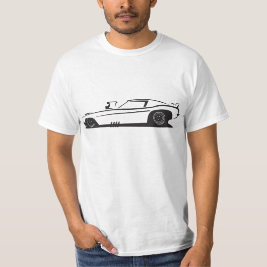 Chevy Camaro Funny Car T-shirt (Voorkant)